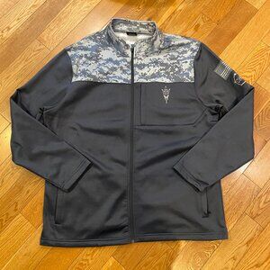 Colosseum ASU Sun Devils OHT Military Appreciation USA Camo Full Zip Jacket XL